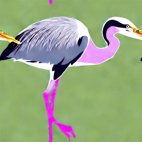 pink heron wallpaper